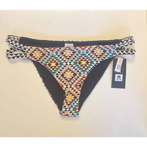 HURLEY MAX MOSAIC GEO MODERATE BOTTOM SIZE XXLARGE - Picture 3 of 8